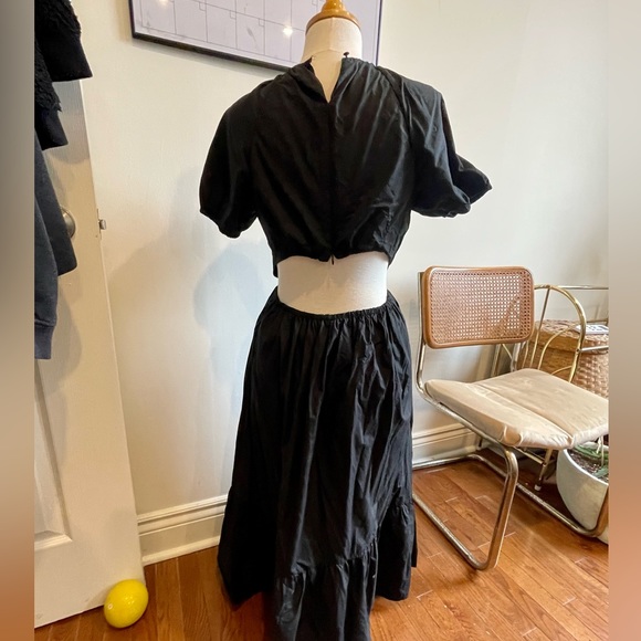 Banana Republic Cotton Poplin Cut Out Midi - Picture 3 of 4